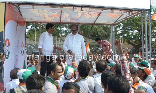 Congress rally in Mangalore